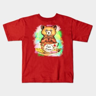 Teddy Bear Tea Time Kids T-Shirt